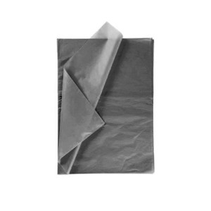 MIL28 PAPEL DE SEDA NEGRO x 5hj